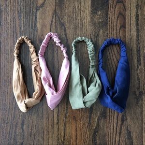 4 Pack Multi Color Head Band